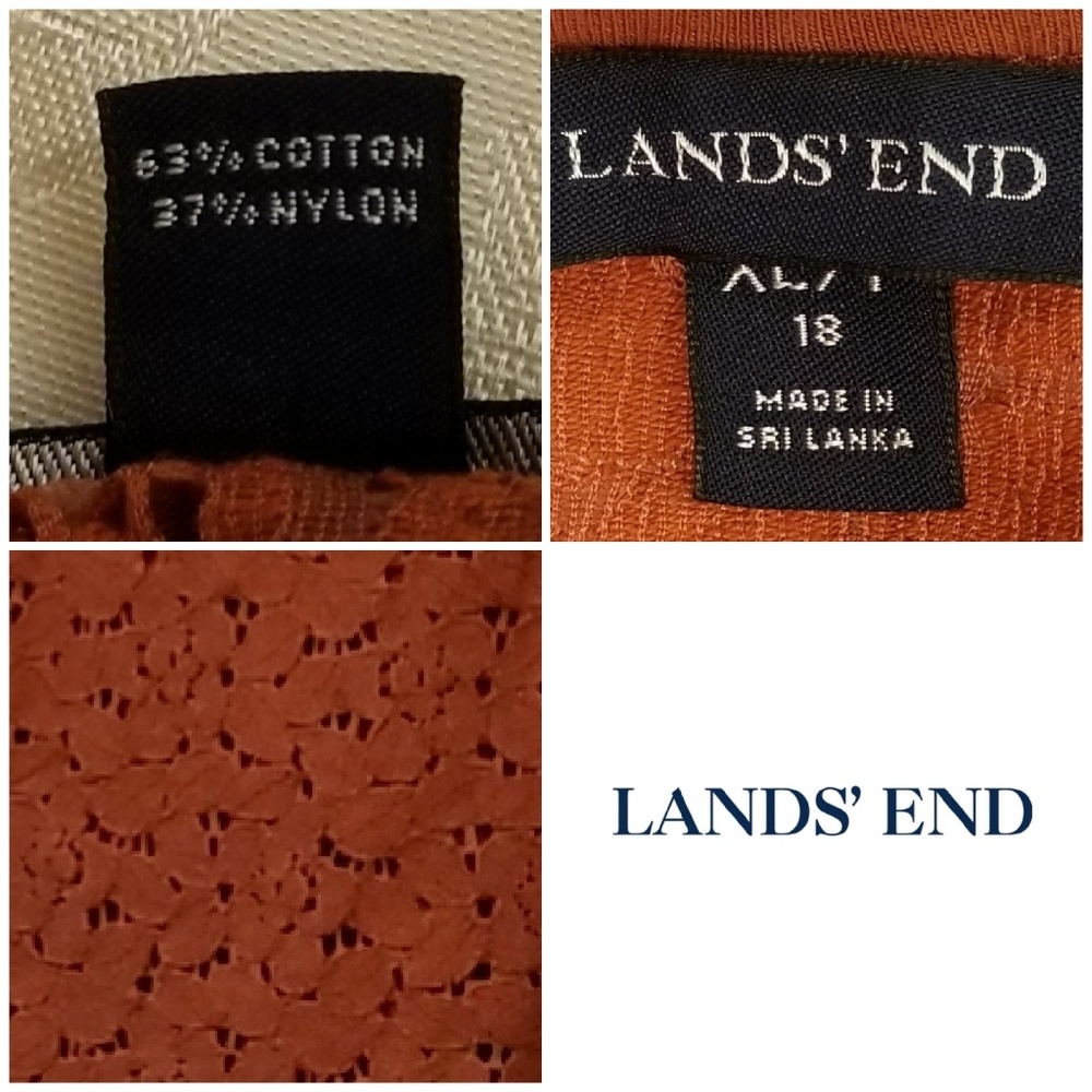 Lands' End lacy blouse - Picture 6 of 6